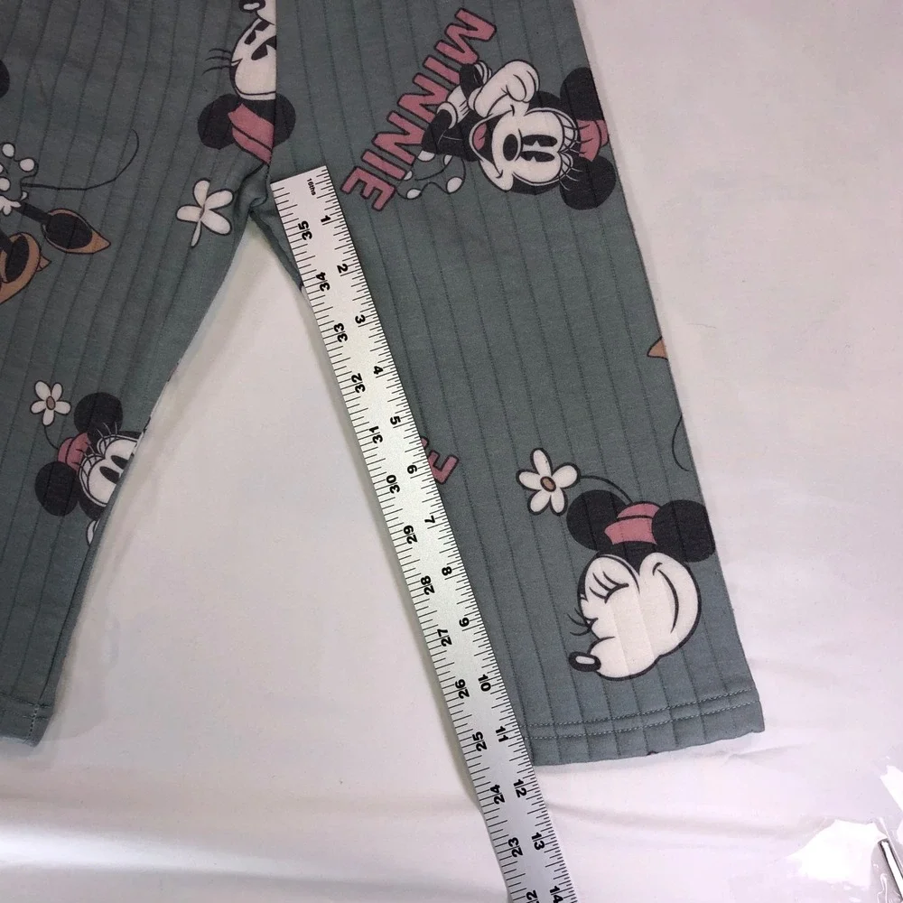 Disney Baby Minnie Mouse Quilted Sweatshirt and Pants Set Sage Green 24M